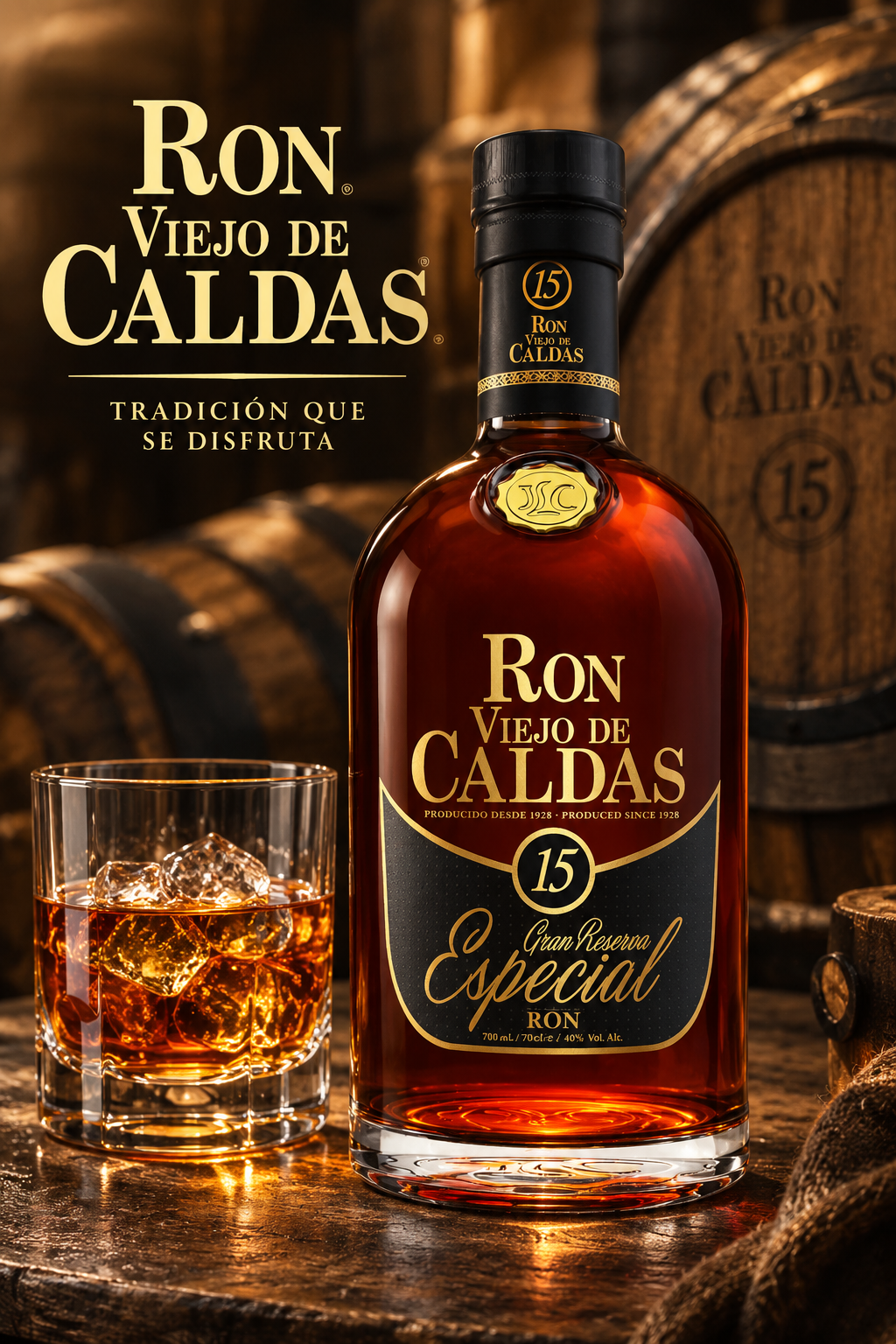 Ron Viejo de Caldas Gran Reserva Especial 15 Años